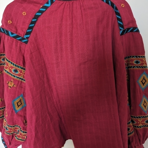 😊 World Market embroidered jacket sz M - Picture 7 of 9